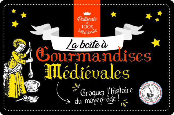 BOÎTE DE BISCUITS MÉDIÉVAUX