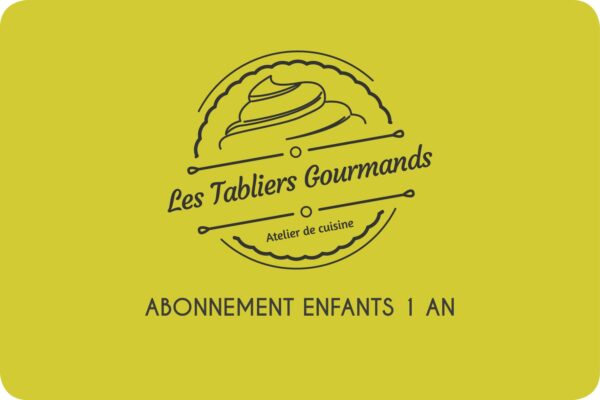 BON CADEAU GOURMAND – ABONNEMENT 1 AN ENFANTS – Image 2